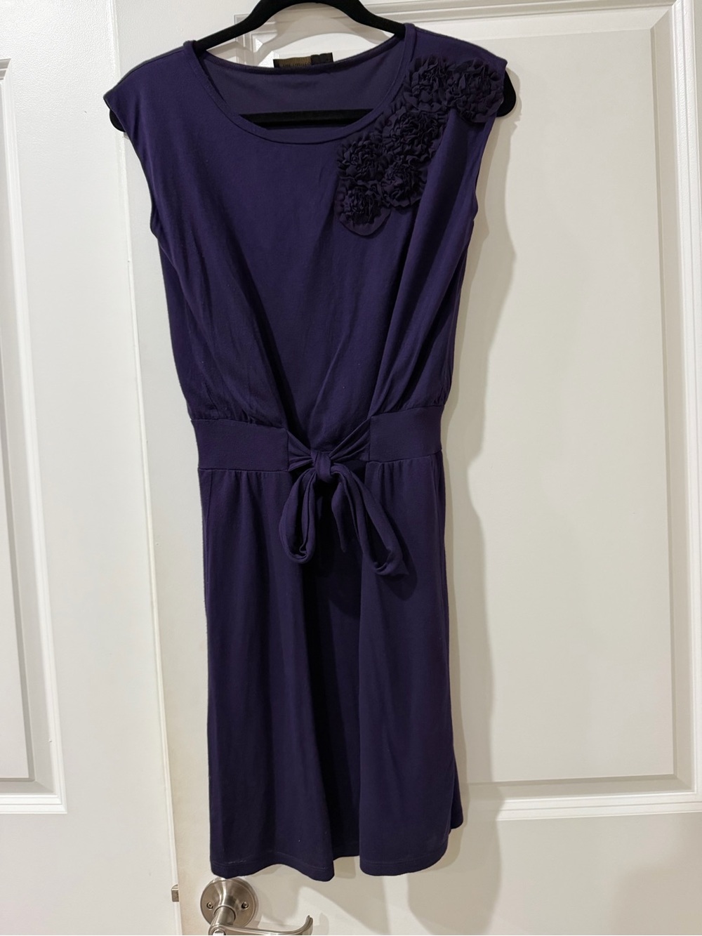 The Limited Purple Floral Tie-Waist Dress – Size XS